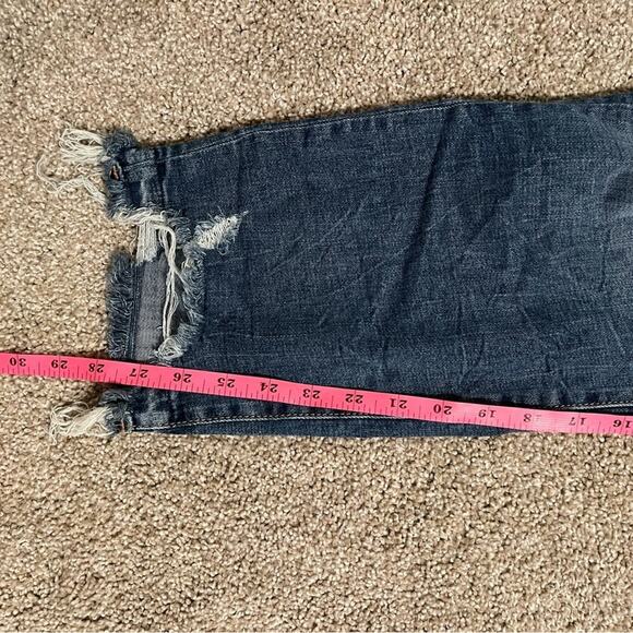 NWT Good American Good Waist Chewed Hem Distressed Jeans Plus Size 24 - Picture 10 of 10